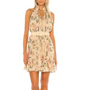 ZIMMERMANN SLEEVLESS FLORAL PRINT MINI DRESS